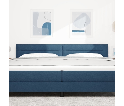 Cabecera de diseño Lines de  Azul 200 cm Tela