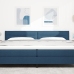 Cabecera de diseño Lines de  Azul 200 cm Tela
