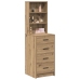 Highboard Roble Artesanal 40x41x135 cm Madera Elaborada