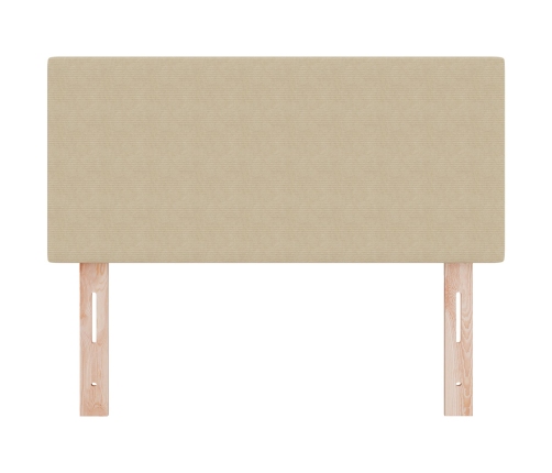 Cabezal  Diseño Sencillo Verde Claro Gris 90 cm Tela de Pana