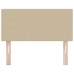 Cabezal  Diseño Sencillo Verde Claro Gris 90 cm Tela de Pana