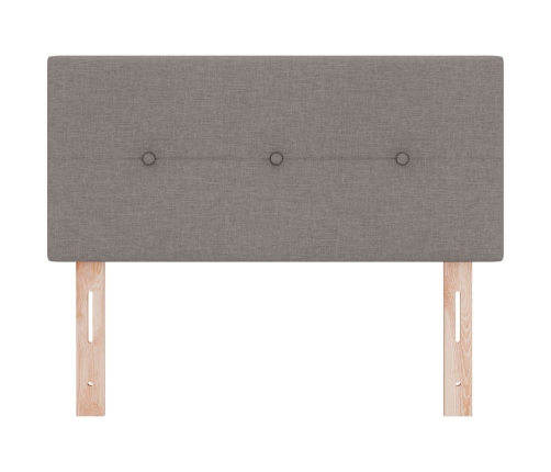 Cabezal  Button Tufted Taupe 100 cm Tela