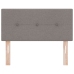 Cabezal  Button Tufted Taupe 100 cm Tela