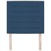 Cabecero  Diseño Líneas Azul 80 cm Tela