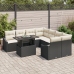 Conjunto de Sofás de Jardín  Conjunto de 9 Beige, Marrón