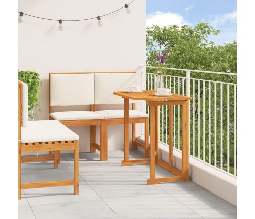 Conjunto de Comedor de Jardín de 4 Piezas de Madera Sólida de Acacia