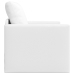 Sofá Cama de Piso  2 en 1 Blanco 74x77x81 cm Cuero Sintético