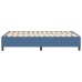 Cama Box Spring  Azul Doble Pequeña Tela de Pana