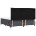 Cama con Somier  con Colchón&LED Gris Oscuro 200x200 cm Tela de Pana