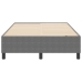 Cama Box Spring  Gris Claro 120x200 cm Tela de Pana