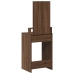 Tocador con Cajones de Madera de Roble Marrón 50x41x140 cm