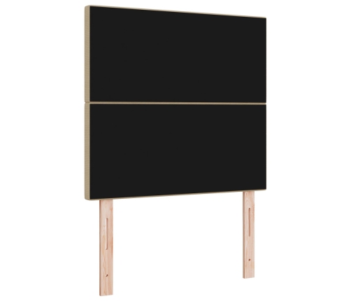 Cabecero  Diseño Sencillo Verde Claro Gris 80 cm Tejido de Pana