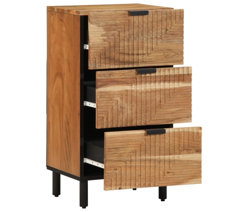 Mueble de almacenamiento 40x33x75 cm de Madera Maciza de Acacia