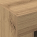 Armario de Pared  con Puertas de Cristal Roble Artesano 69,5x34x90 cm