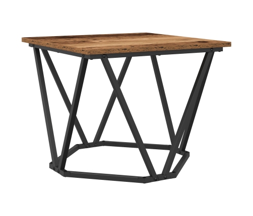 Mesa de Café  Madera Reciclada Metal, Madera Mediana Elegante
