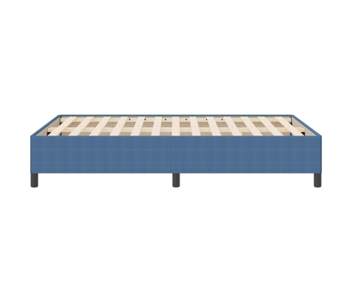 Estructura de Cama  Azul 140x200 cm Tela de Corduroy