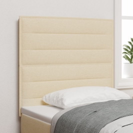 Cabecero  Crema Tela 80 cm Cabecero Rectangular
