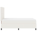 Cama con Base de Resorte  con Colchón Crema 120x200 cm Tela de Pana