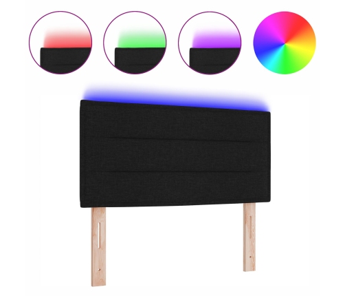 Cabecera  Diseño de Líneas Negra 90 cm Tela