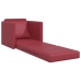 Sofá cama  2 en 1 Burdeos 74x77x81 cm Cuero sintético