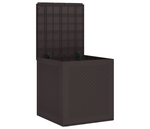 Caja de Almacenamiento Marrón 55x53x57 cm PP