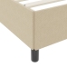 Estructura de Cama Verde Claro Gris 90x190 cm Tela de Pana