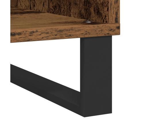 Armario de registros  Roble Artesanal 84,5x38x89 cm Madera elaborada