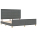 Estructura de Cama  Gris Oscuro 180x200 cm Tela
