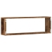 Estanterías de pared  4 pcs Madera antigua 80x15x26 cm Madera trabajada
