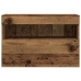 Mueble de TV de pared con luces LED Madera vieja 60x30x40 cm