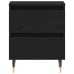 Mesas de Noche 2 pcs Negros de Roble 40x35x50 cm Madera Ingenierizada