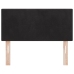 Cabezal  Boton de Tapicería Negro 100 cm Terciopelo