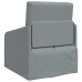 Sofá cama  2 en 1 gris claro 65x80x83 cm tela