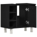 Cabinet de baño  Negro Roble 60x32x54 cm Madera Ingenierizada