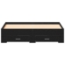 Cama con Cajones  Negro Roble 135x190 cm Madera Engineered