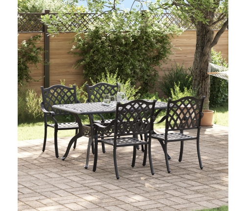 Set de 3 Negro Aluminio fundido Mediano Diseño Elegante