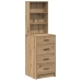 Highboard Roble Artesanal 40x41x135 cm Madera Elaborada