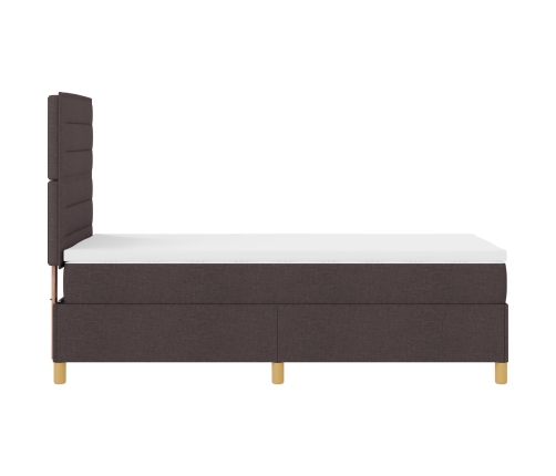 Base de Cama Box Spring Marrón oscuro Madera 100 x 200 cm