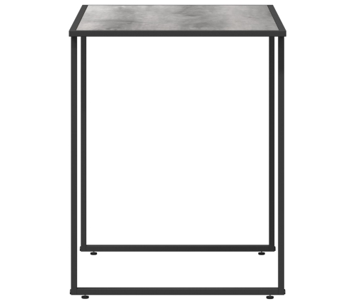 Mesa de Jardín  Gris 100x55x70 cm DPC y Acero