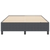 Cama de muelles  Gris Oscuro 140x200 cm Tela de Corduroy