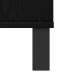 mueble de baño  lavabo negro roble 80x33x60 cm madera elaborada