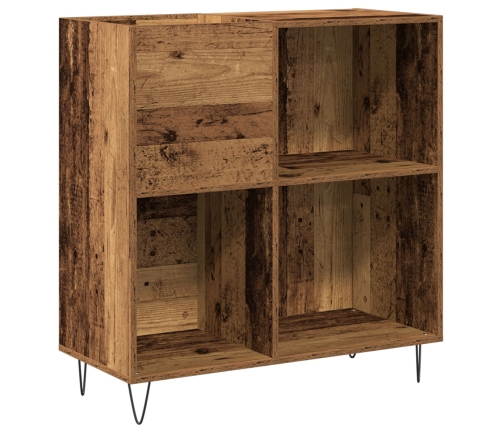 Gabinete de medios  Roble artesanal 84.5x38x90 cm Madera aglomerada