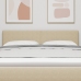 Cabecero  Diseño Simple Verde Claro Gris 140 cm Tela de Terciopelo