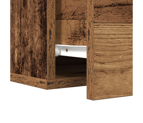 Cabinet de Noche Wall-Mounted Madera Vieja 35x35x20 cm