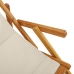 Sillas de playa plegables  2 pcs Taupe de Madera de Acacia y Textilene