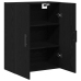 Gabinete Montado en la Pared  Negro Roble 69,5x34x90 cm Madera Ingeniería