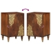 Armario de baño  Marrón miel Madera sólida de acacia 38 x 33 x 58 cm