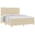 Cama Box Spring  con Colchón Crema Super King Tela