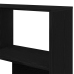 Armario Esquinero  Negro Roble 140x30x140 cm Madera Elaborada