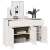Aparador ""DRAMMEN"" Blanco 114x43x75,5 cm Madera Sólida de Pino